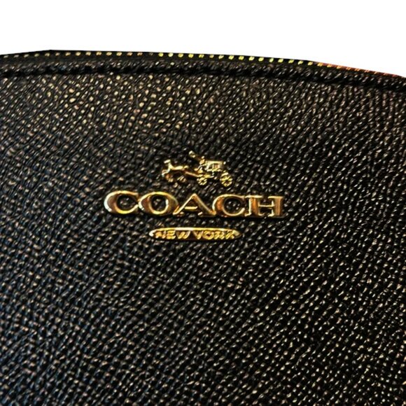 Coach Christie Carryall Leather Bag Black Style F57525 - Picture 5 of 8